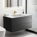 24 Inch Floating Bathroom Vanity With Resin Sink