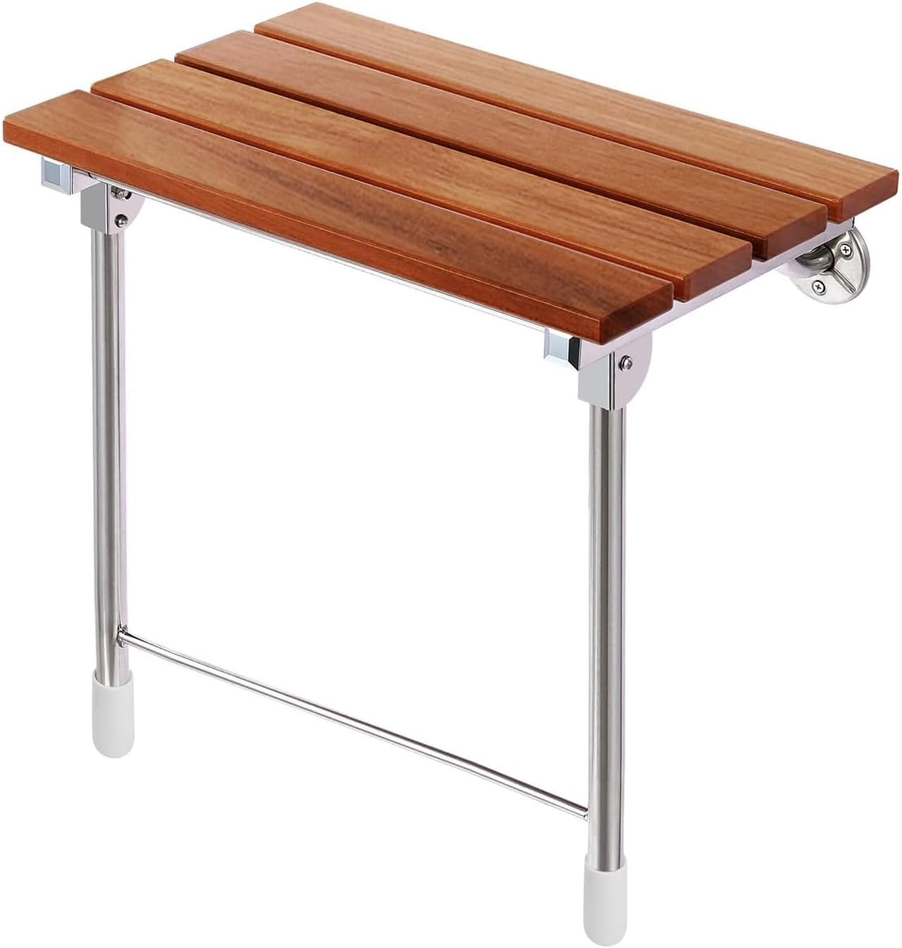 Teak Wall‑Mounted Folding Shower Bench